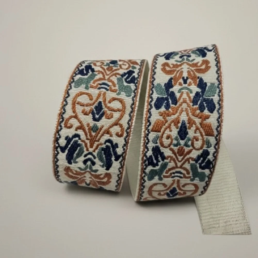 Embroidered Adjustable Shoulder Strap – 1.97” Boho Chic Crossbody Strap